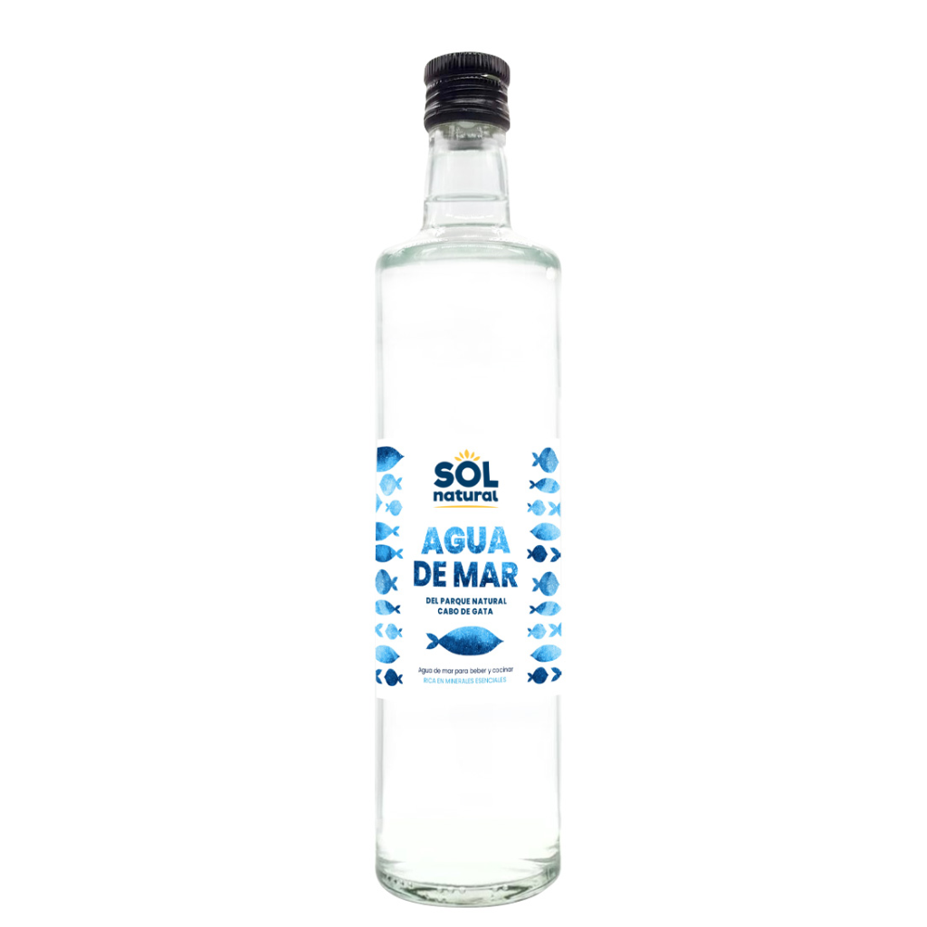 Agua de Mar del Mediterráneo – Botella de Vidrio | 750 ml