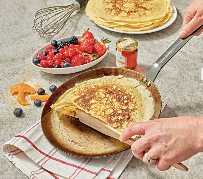Sartén para crêpes de acero al carbono Plus