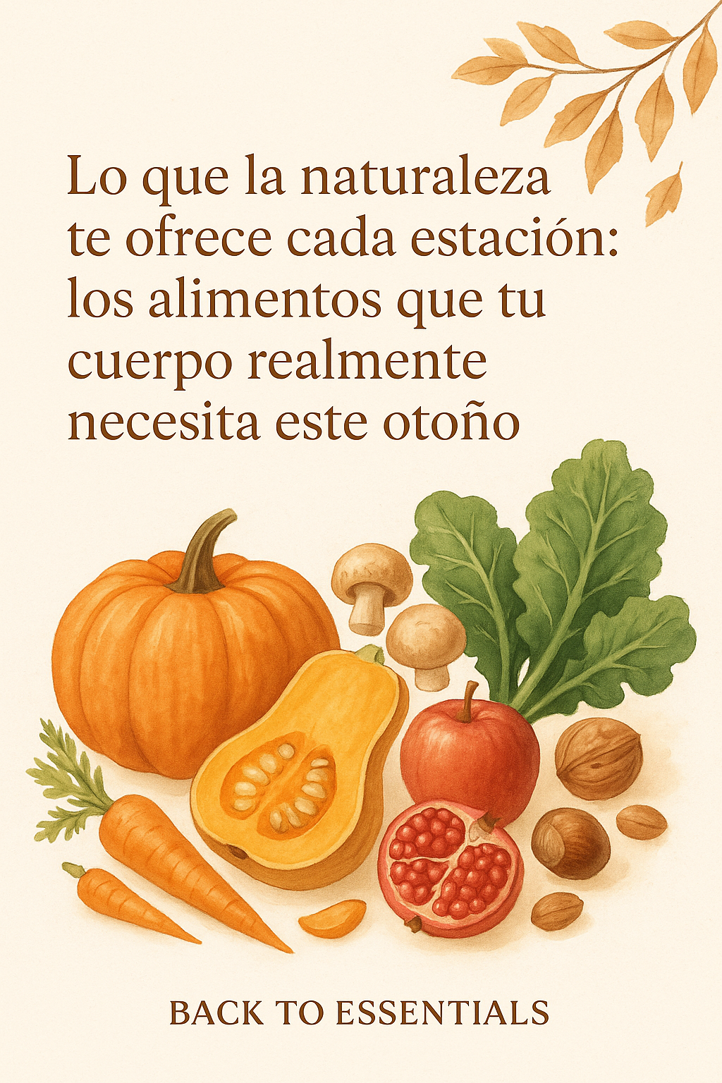 Comer como la naturaleza manda: los alimentos que tu cuerpo necesita este otoño