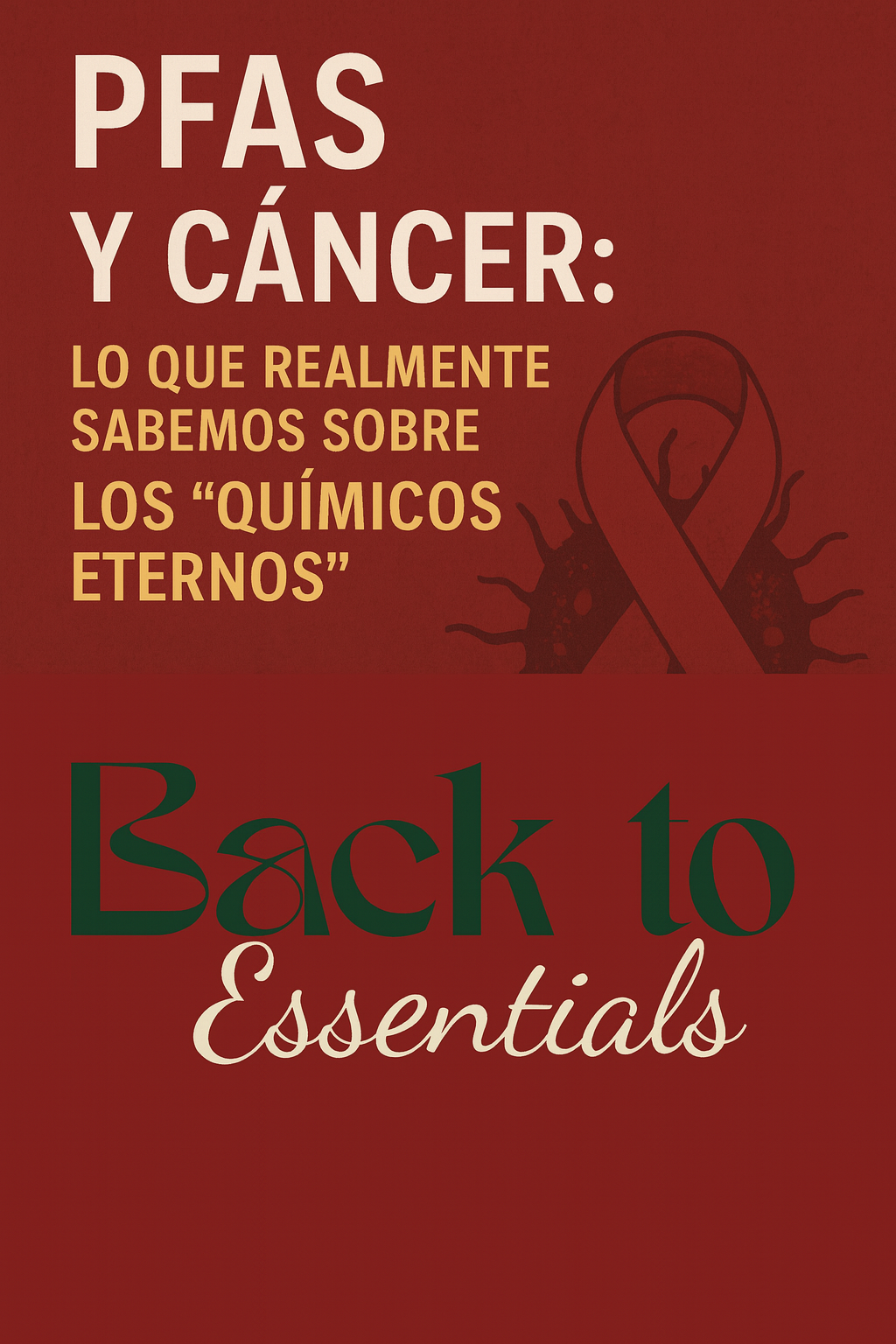 PFAS y cáncer: lo que realmente sabemos sobre los “químicos eternos”