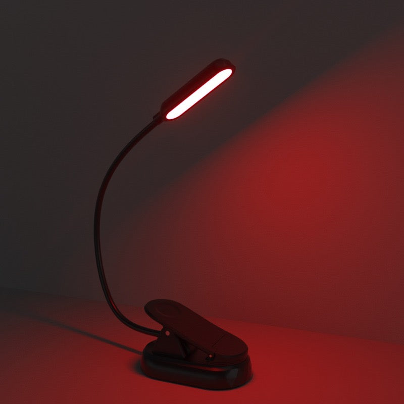Lámpara de lectura luz roja y ámbar