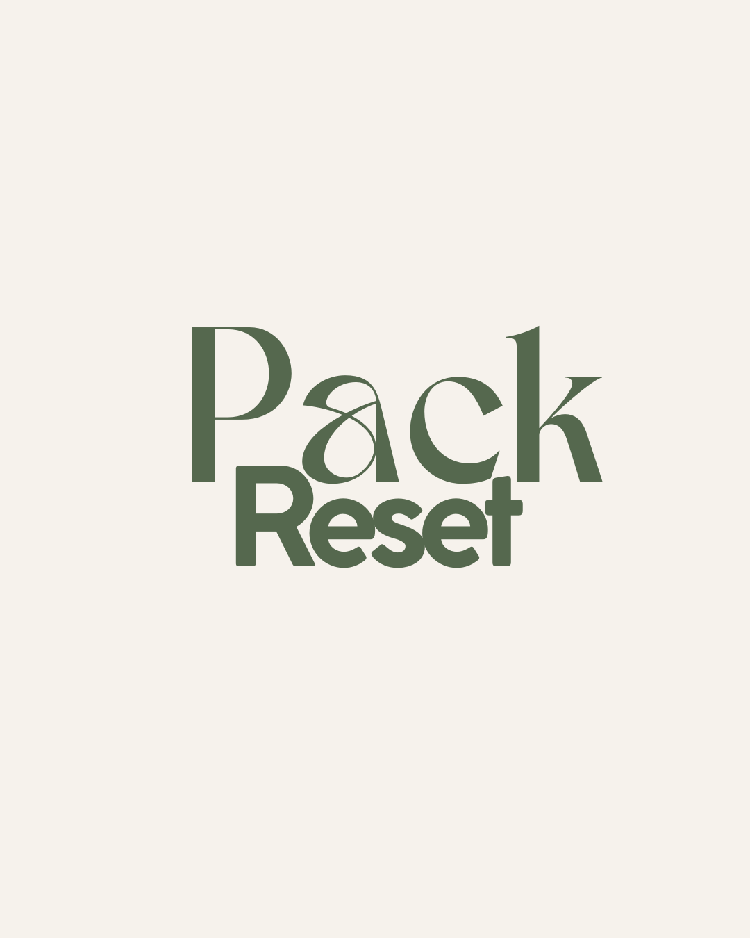 Pack asesoramiento Reset - Un programa integral