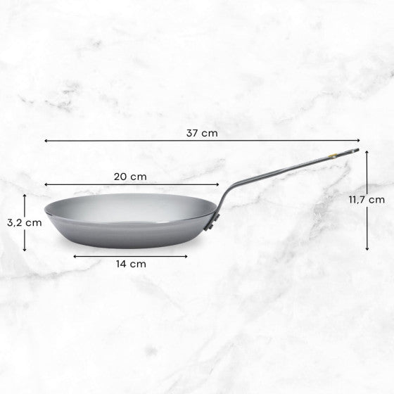 Sartén redonda Mineral B para asar, dorar y saltear (Ø 20 cm)